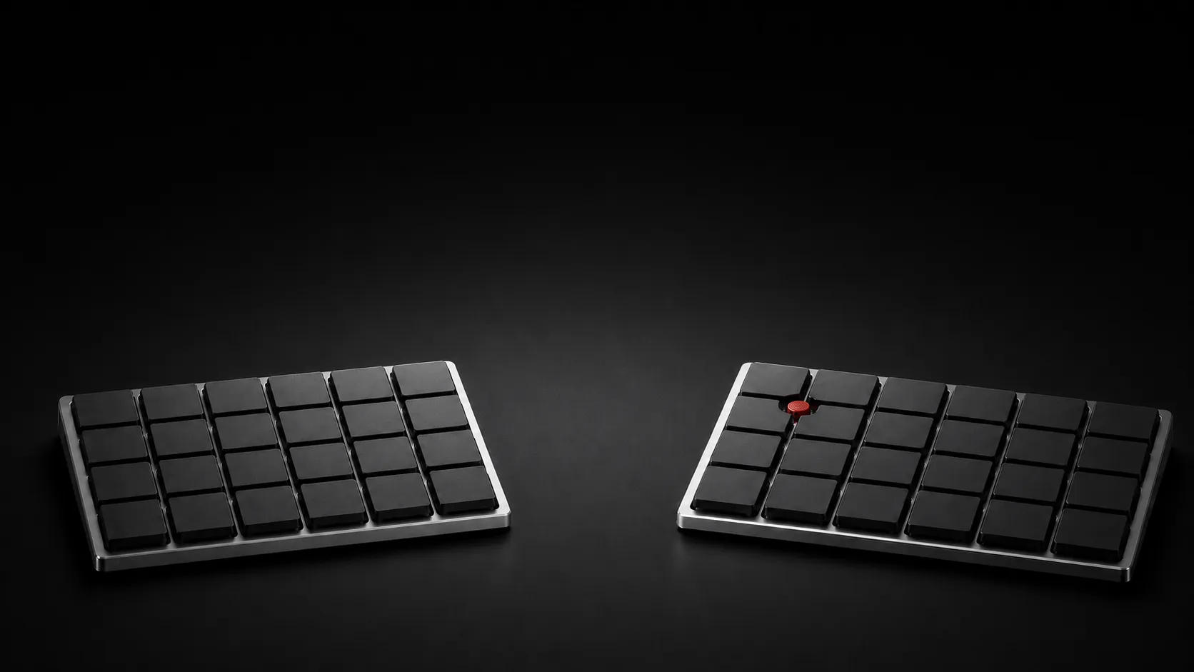完成したair point分割キーボード